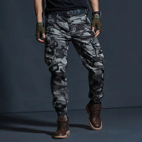 Men's Cotton Multi Pocket Cargo Pants