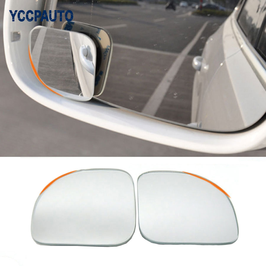 HYZHAUTO 2Pcs universal auto/motorcycle wide angle HD Glass for side mirrors.