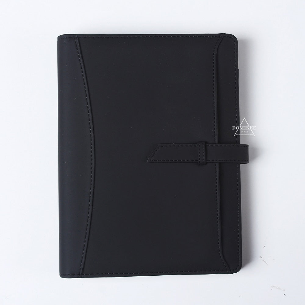 Macaron leather binder notebook organizer. Great for office and school planning.