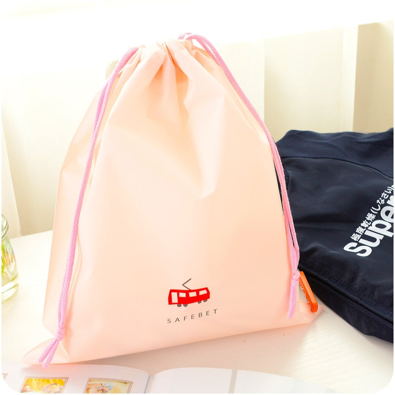 Waterproof Travel Drawstring Storage Bag For Clothing Or Shoes.