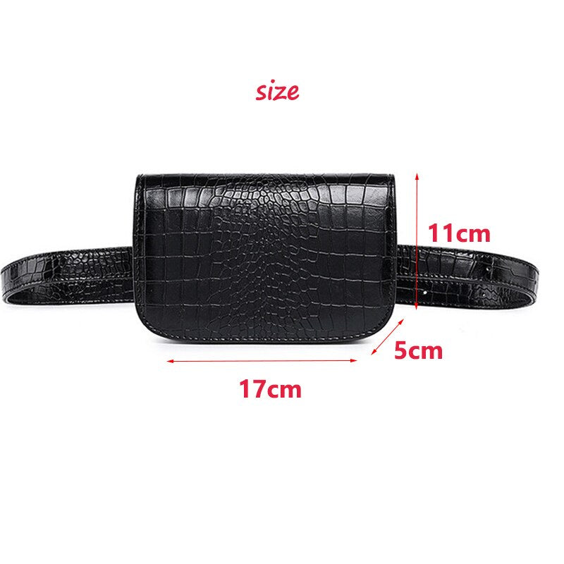 Leather Belt Waist Bag/Fanny Pack