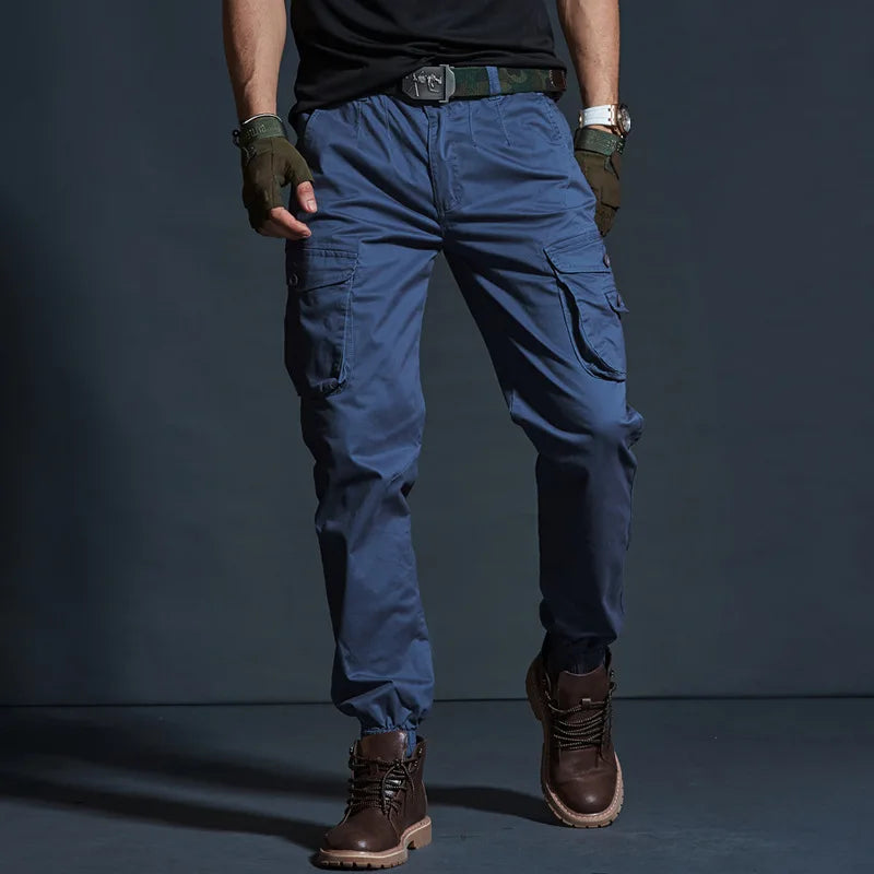 Men's Cotton Multi Pocket Cargo Pants