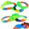 Flexible Glowing Race Track Set.  Amount Of Pieces And Number Of Cars Vary.