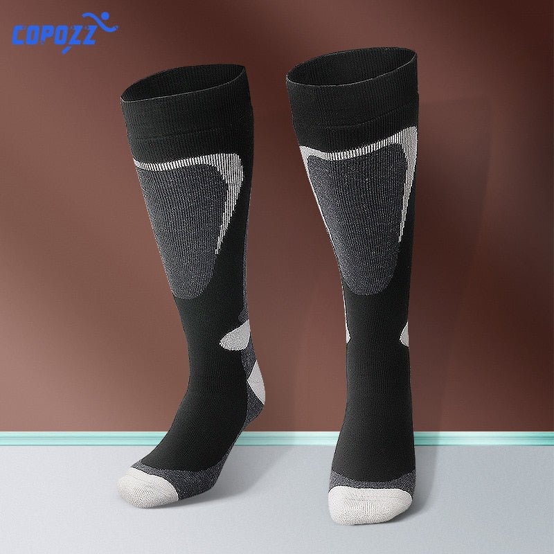 COPOZZ Thick Cotton, Moisture Absorption, High Elastic Sports Socks.