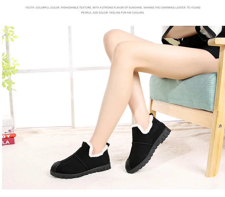 Winter Suede Ankle Boots.