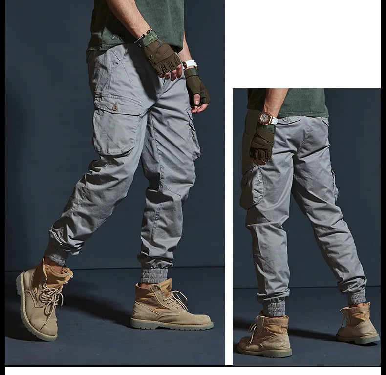 Men's Cotton Multi Pocket Cargo Pants