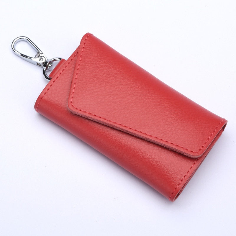 Genuine Leather Wallet and Multi Keychain Organizer For Men & Women.