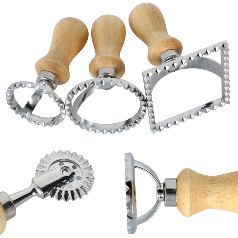 Stainless Steel Embossed Cutting Tool. Great For Making Fancy Edges or Cutting Dough for Dumplings.