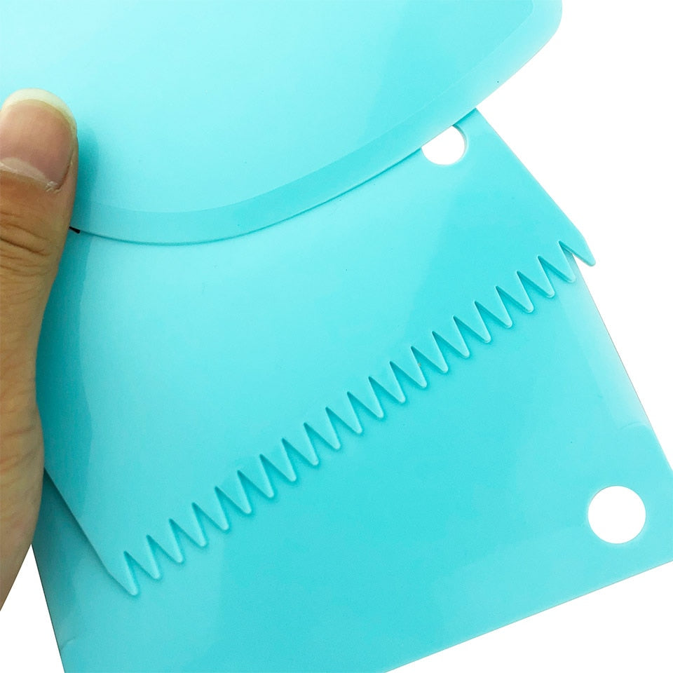 3pcs/Set Plastic Baking Spatulas For Cakes and Pastries.