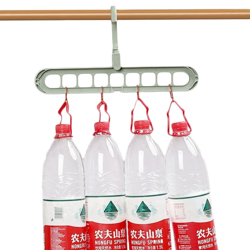 Plastic multi-port support hangers for Clothes.