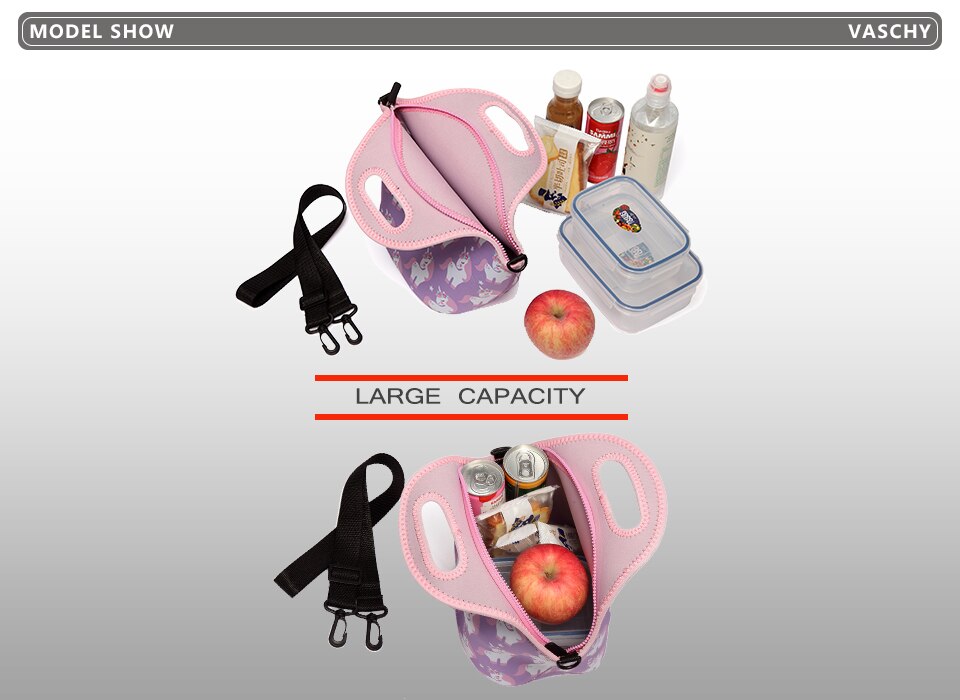 VASCHY Insulated Water Resistant Lunch Bag.