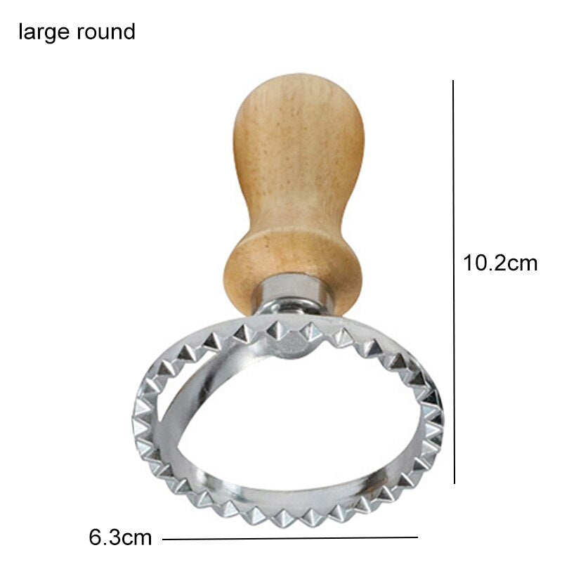 Stainless Steel Embossed Cutting Tool. Great For Making Fancy Edges or Cutting Dough for Dumplings.