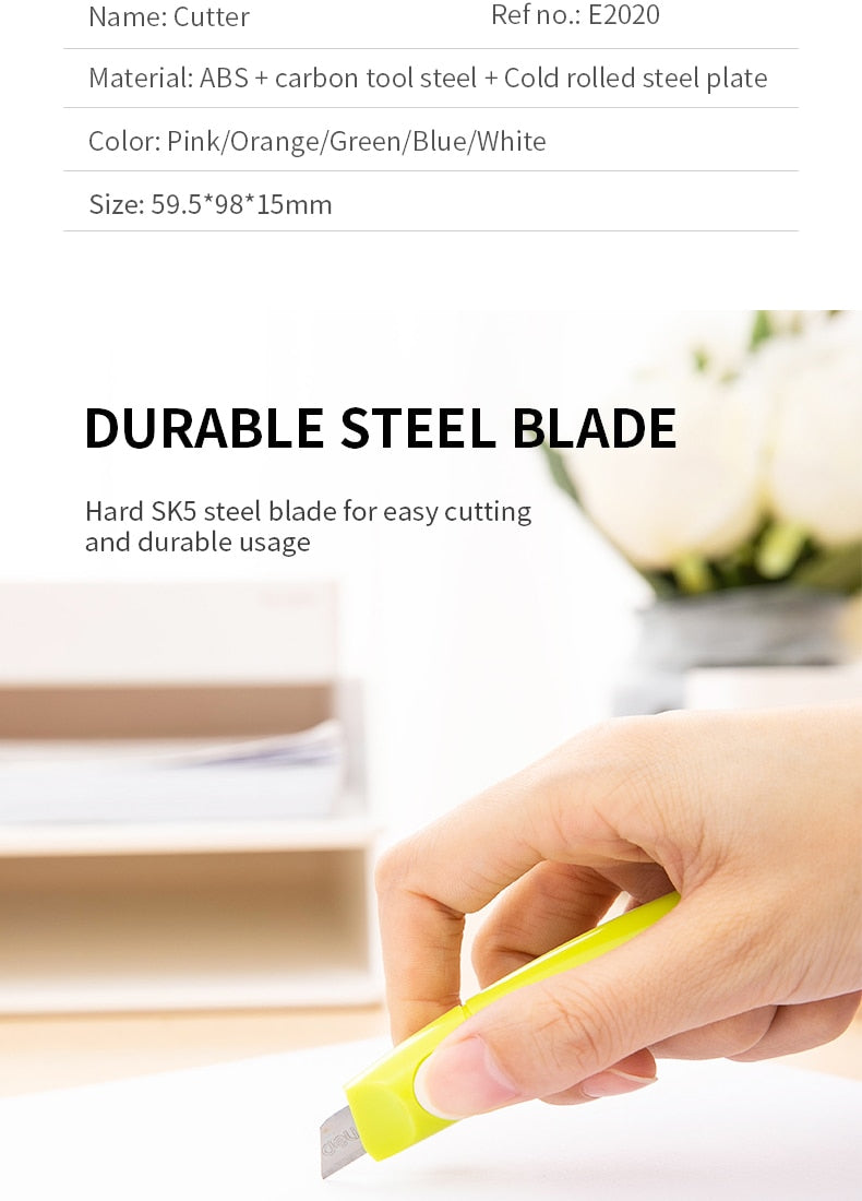 5PCS DELI Mini Utility Cutting Knife.