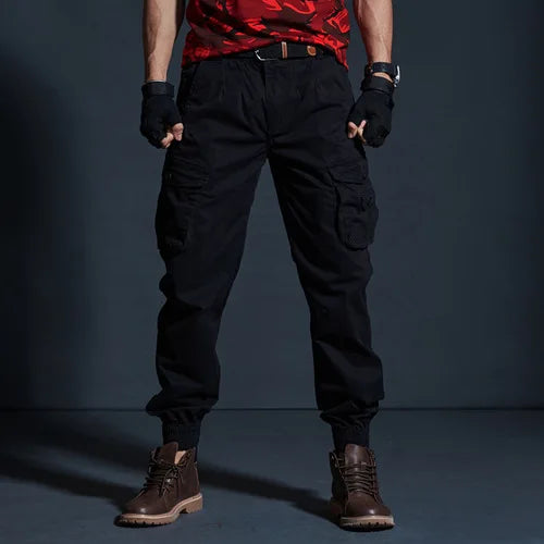 Men's Cotton Multi Pocket Cargo Pants
