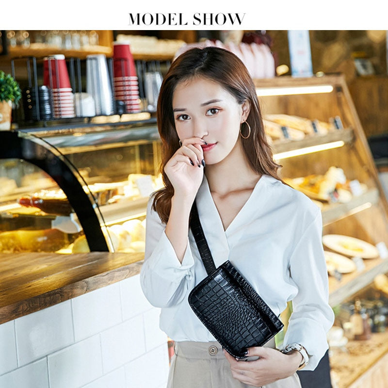 Leather Belt Waist Bag/Fanny Pack