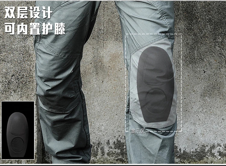 Men's Tactical Waterproof, Multi Pocket Cargo Pants