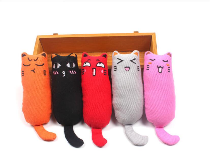 Cotton filled/Catnip Cat Plush Toys.