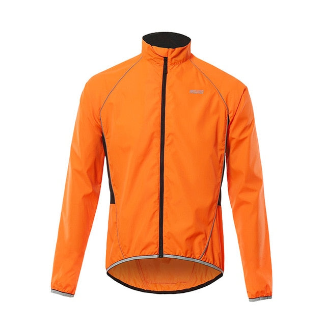 ARSUXEO Cycling Windproof/Waterproof And Reflective Jacket.