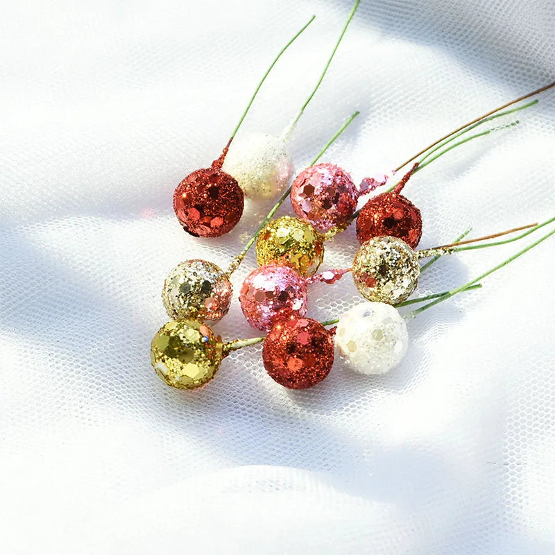 100Pcs 12mm Mini Pearl Berries for Decoration