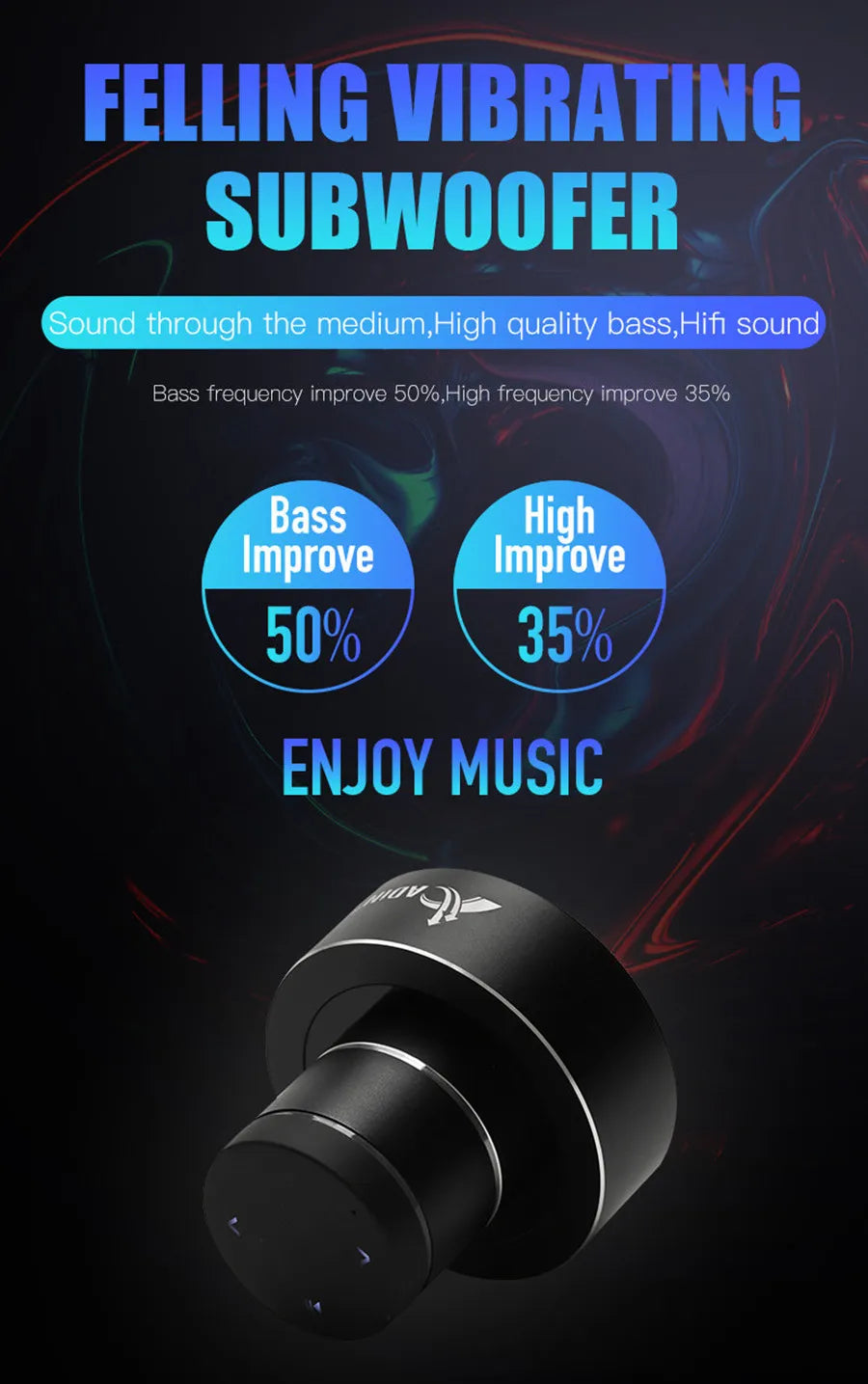 Adin 26w Vibro Wireless Min Bluetooth Speaker.