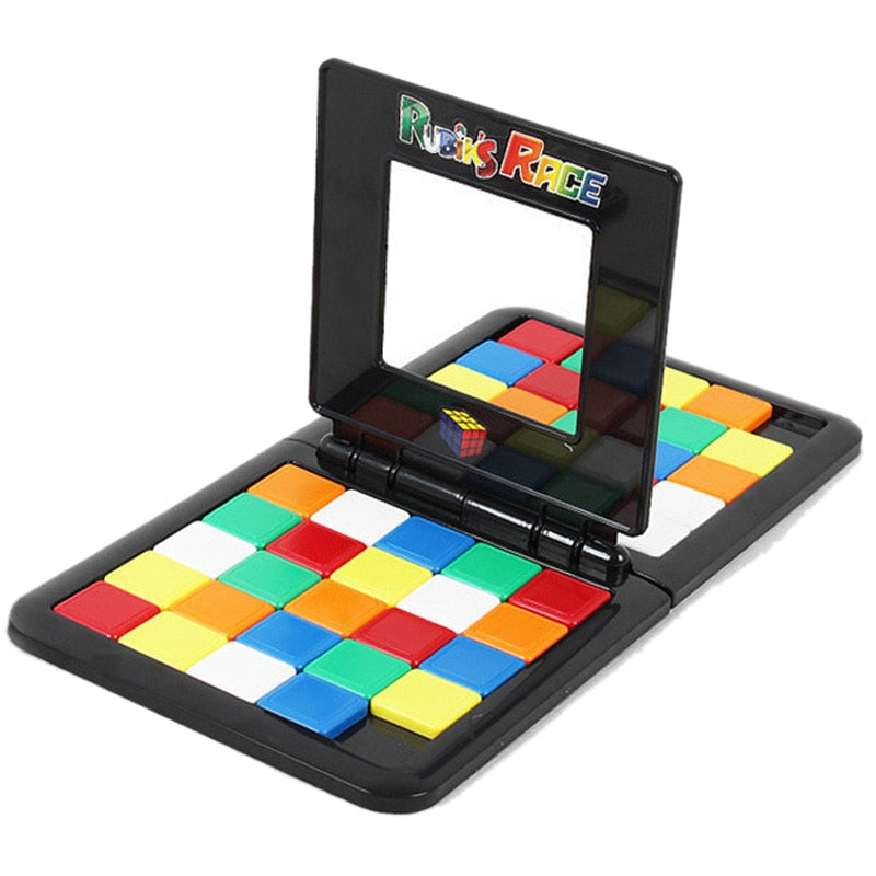 Educational kids desktop battle board race game.