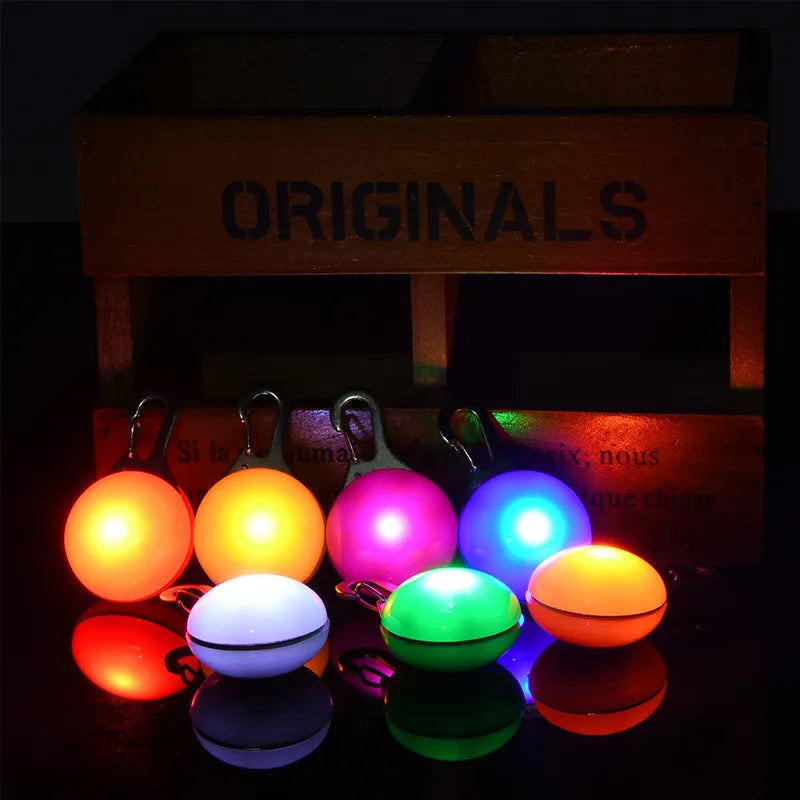 LED Colorful Safety Lights For Pets, Hiking Or Biking.