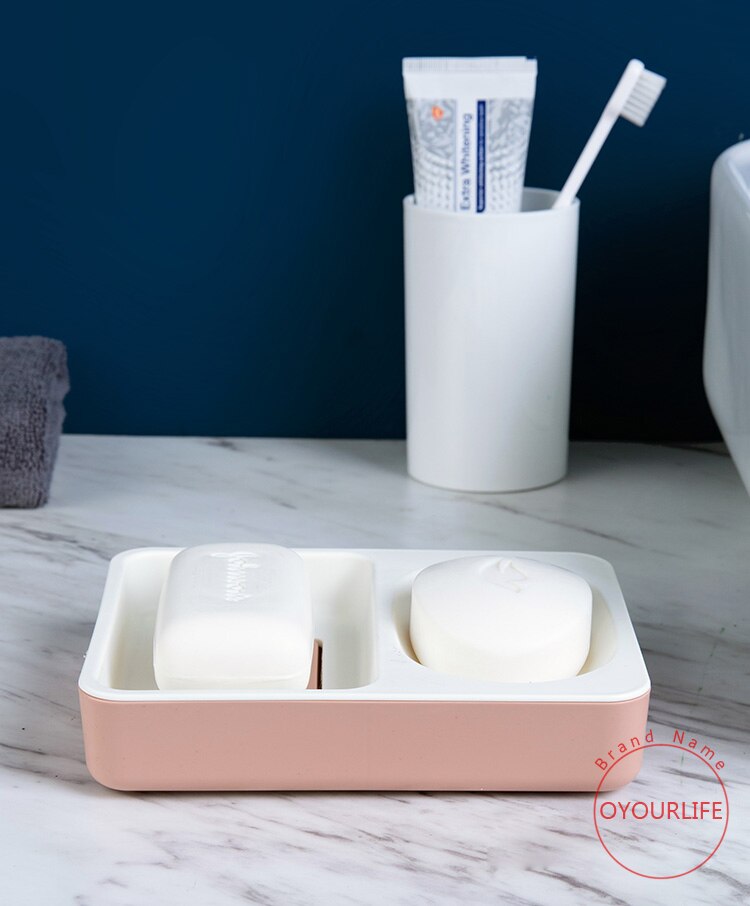 Double Layer Soap Dish. Easy to Drain and Clean.