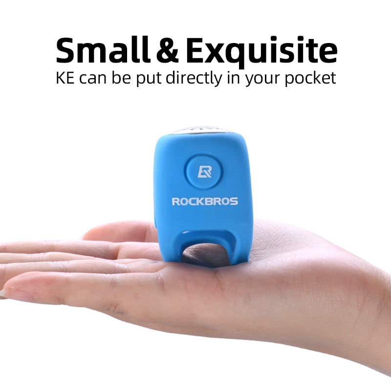 ROCKBROS Battery operated 110db Silicone/Waterproof Bike Horn.