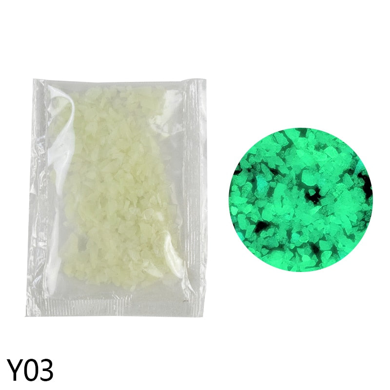 10/30g Luminous fluorescent Sand.  Glows in the dark.  Beautiful on a patio or in a garden.