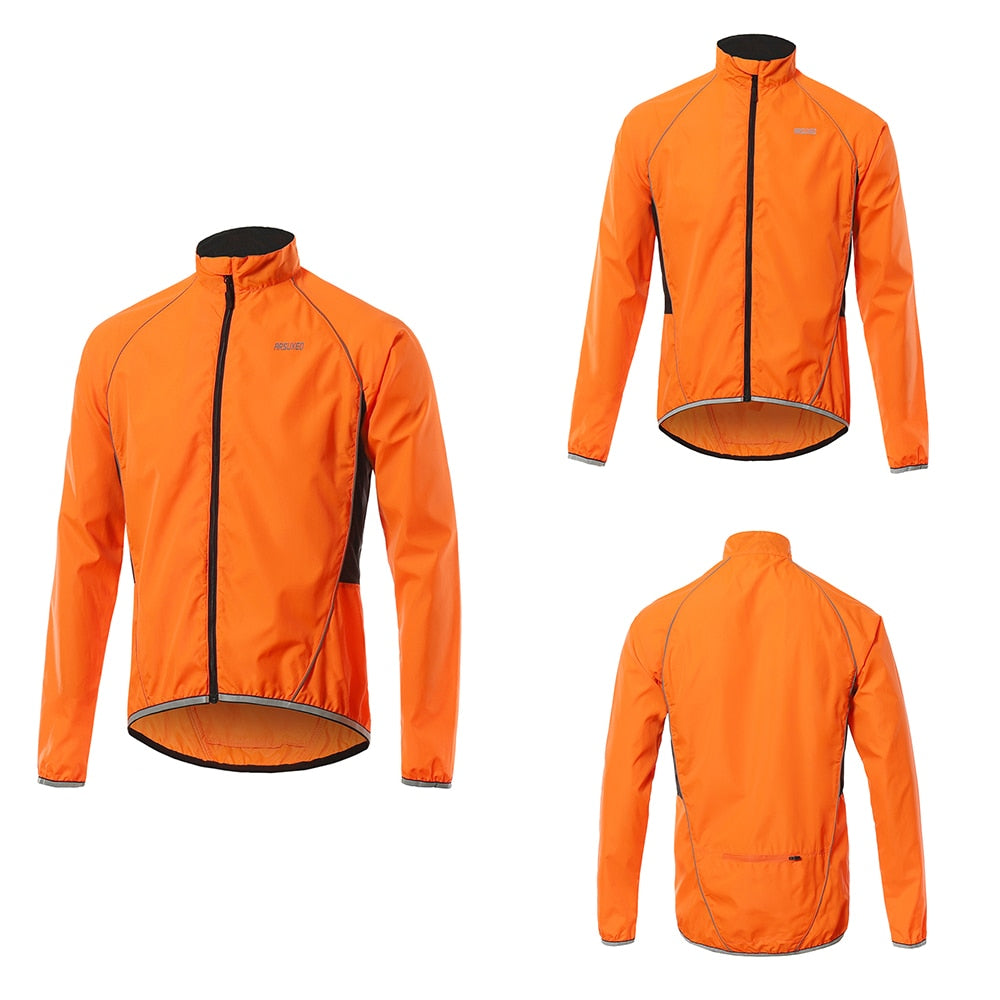 ARSUXEO Cycling Windproof/Waterproof And Reflective Jacket.
