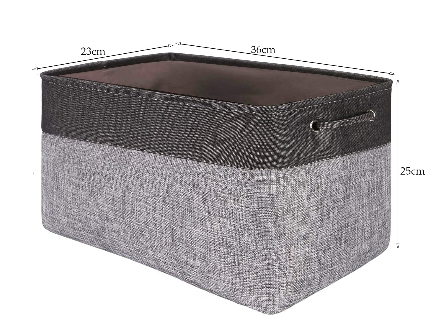 Cotton Linen Folding Storage Baskets.  Great For Organizing Kids Toys Or Laundry.