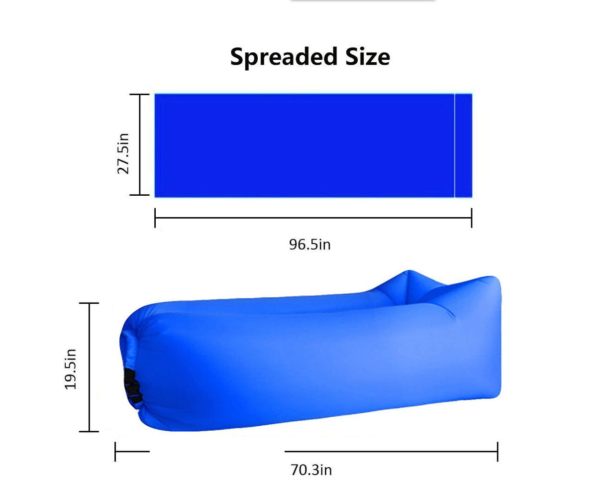 Inflatable/Waterproof Beach Lounge OR Air Bed with Carrying Bag.