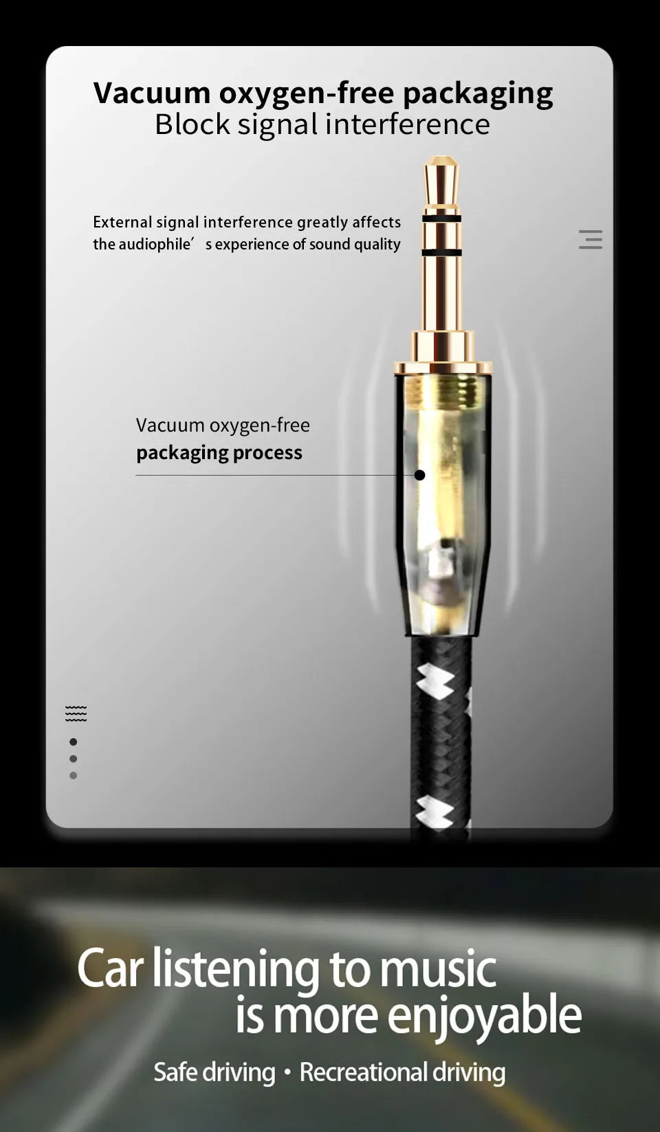 TODN type C to 3.5 mm jack aux Silver audio USB cable 32bits/384khz Suitable for car, earphones