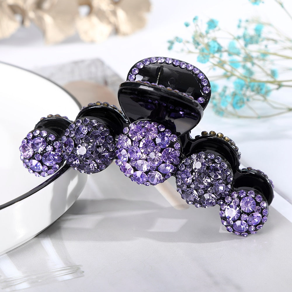 Rhinestone Claw Hair Clips.