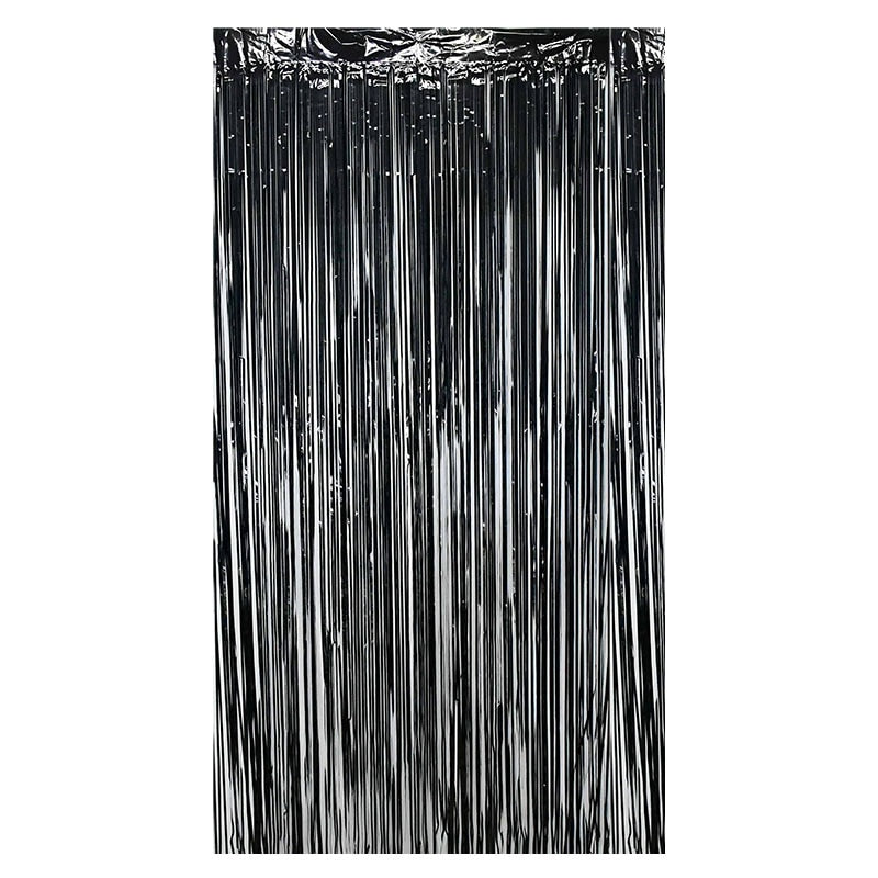 2Pack Party Metallic Foil Backdrop Curtain Decoration.  Great For Weddings, Birthdays or Showers.