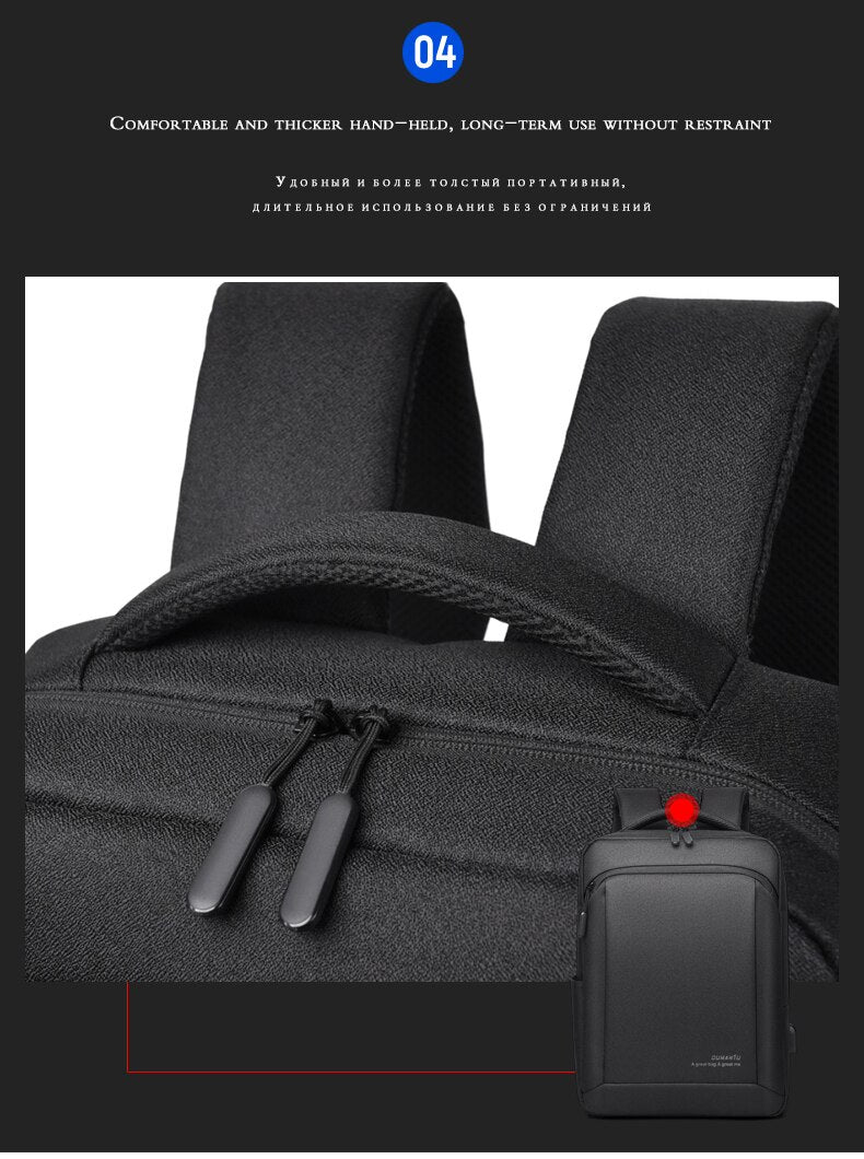 Unisex Oxford USB charging, anti theft laptop backpack. Can be used for school and travel.