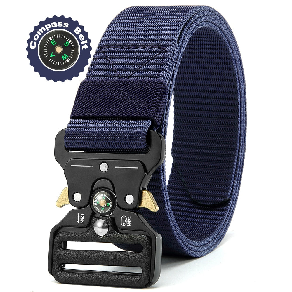 Multi Function Canvas Compass Tactical Belt.
