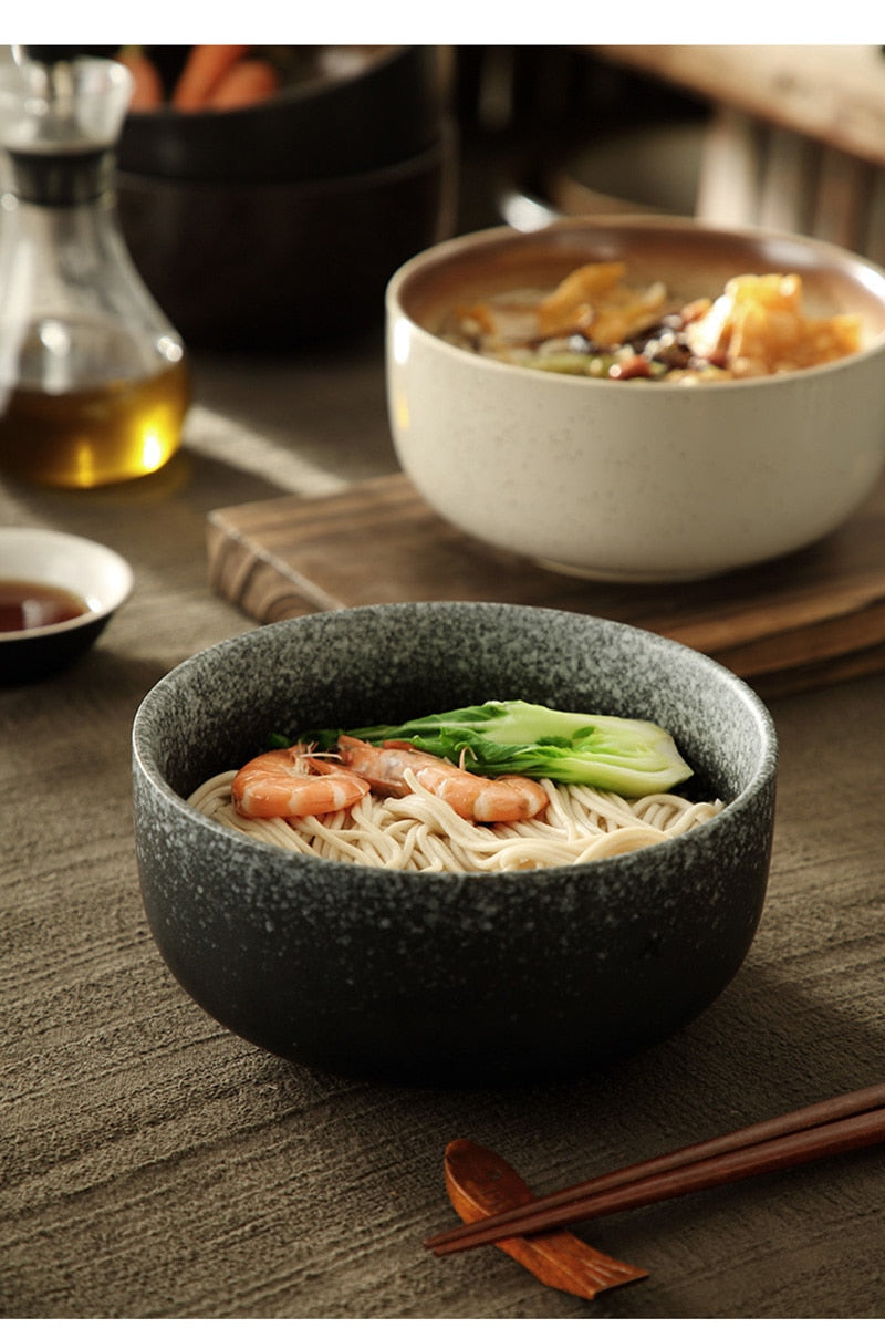 ceramic ramen noodle bowl