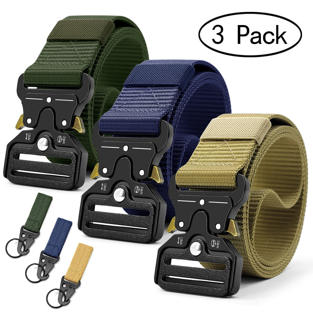 Multi Function Canvas Compass Tactical Belt.