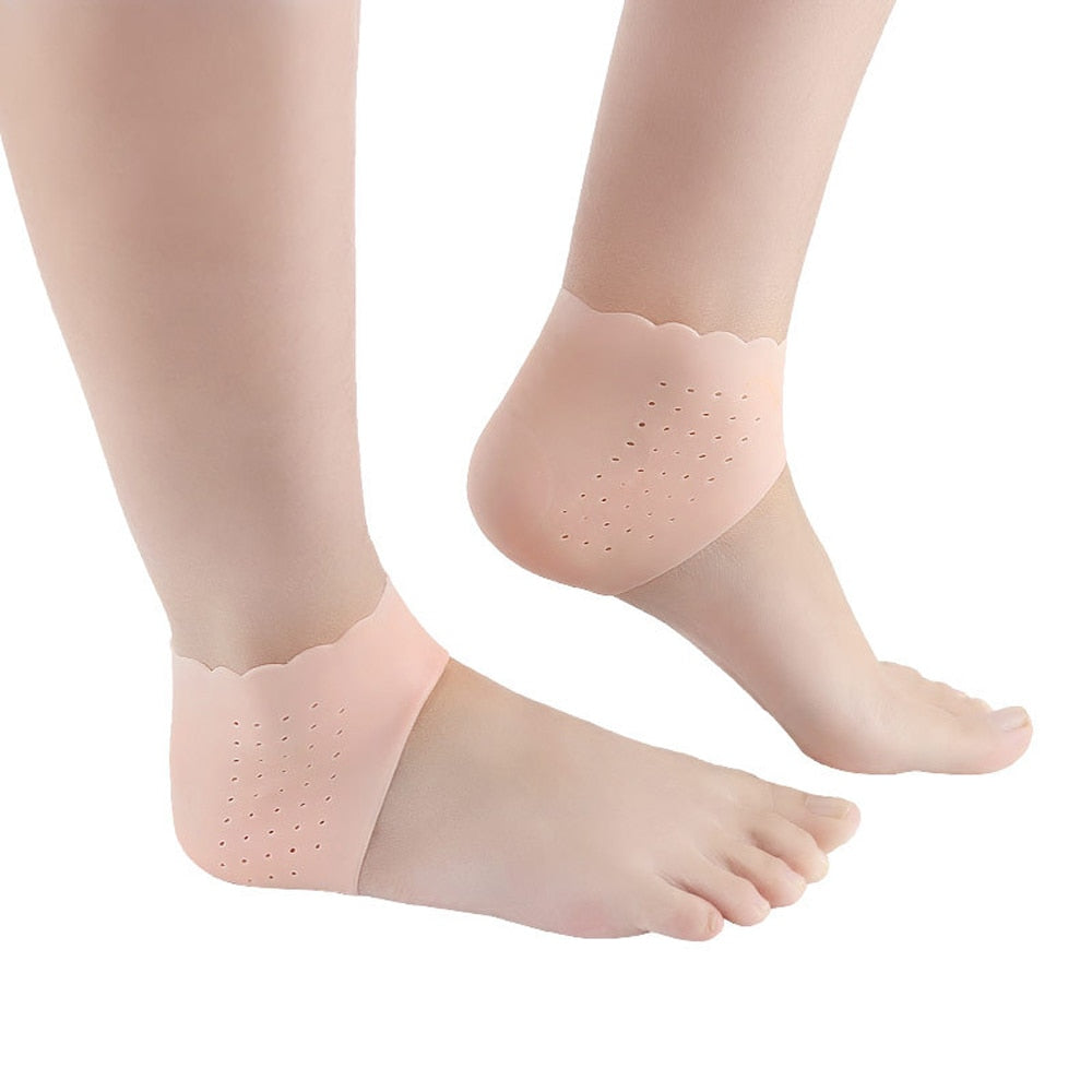 BYEPAIN Silicone Moisturizing Gel Heel Socks. Helps Relieve Pain OR Cracked Heels.