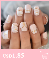 Acrylic Press On Nails. Various types such as French, Ombre, Nail Art, Glitter. Long or Short.