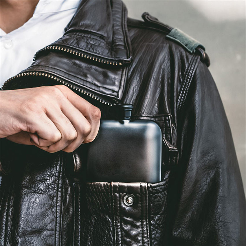 Stainless Steel 6oz Hip Flask.