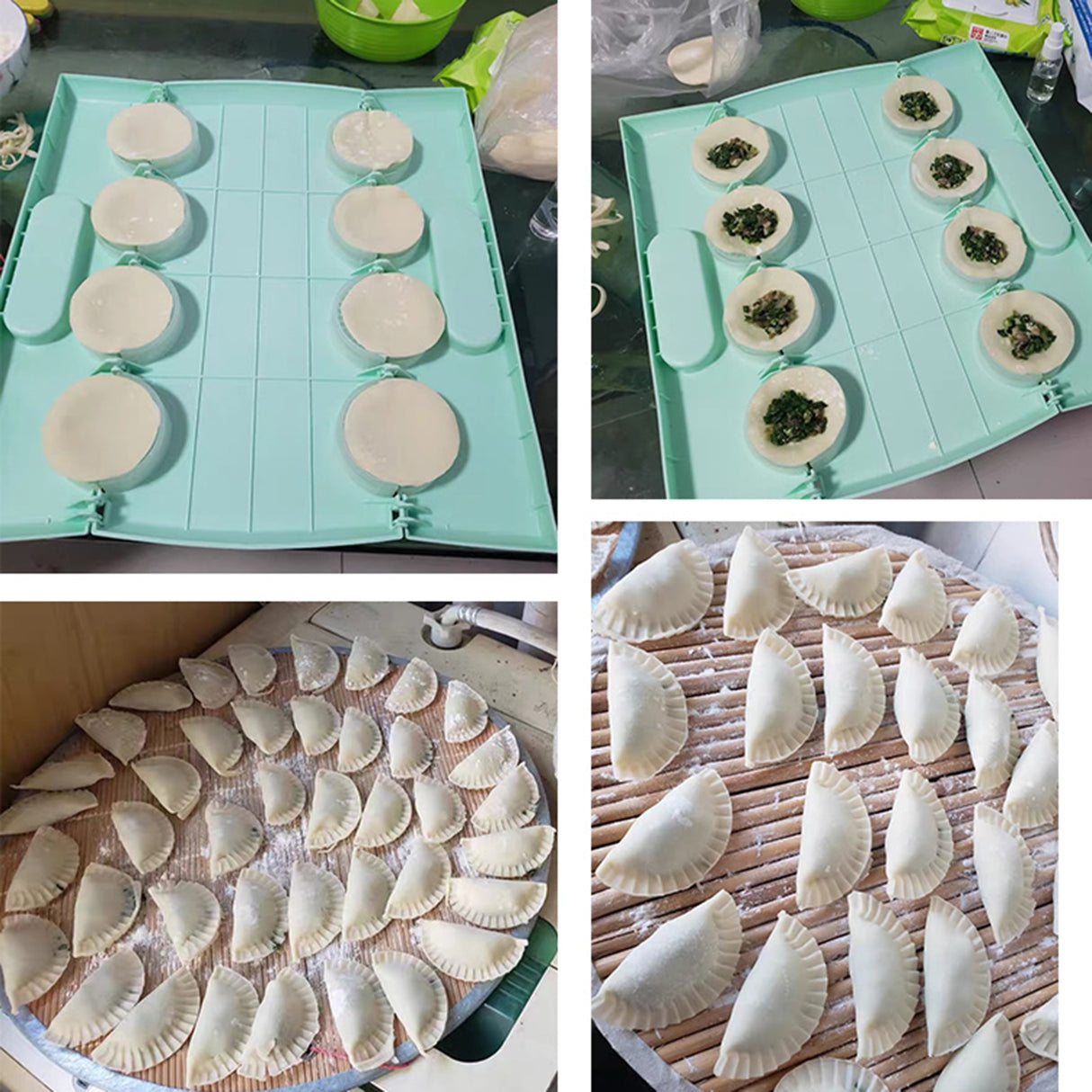 Dumpling Mold Can Make 8 Dumplings At A Time.