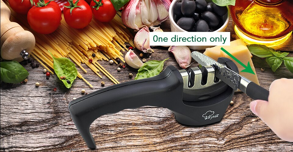 Whetstone Tungsten Diamond Ceramic Knife Sharpener.