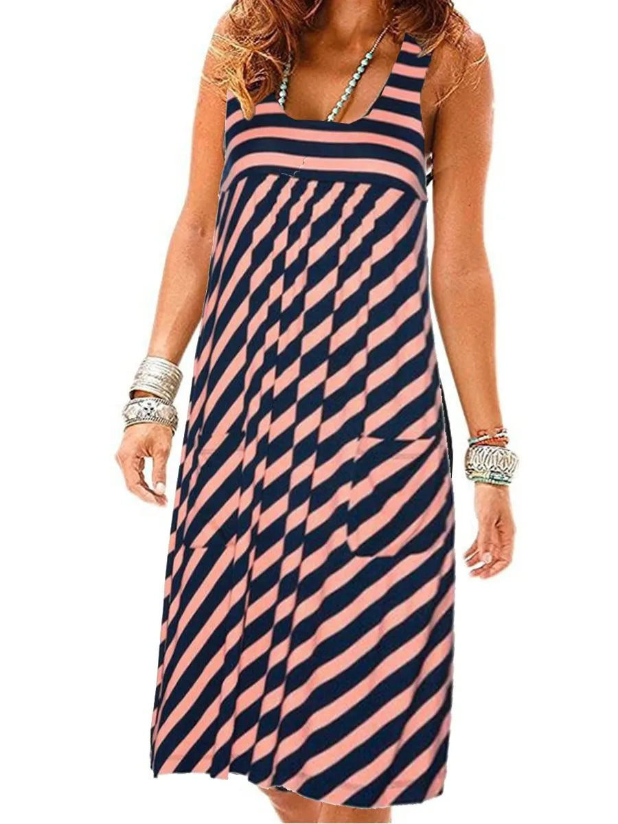 Women's Sleeveless Summer Dress.