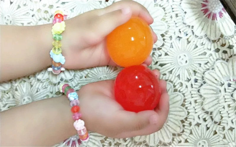 200/100/10pcs/ 3-4 cm Hydrogel Pearl Shaped Crystal Soil Water Beads