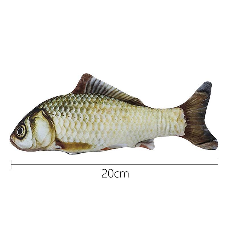 3D Fish Plush Cat Toy.
