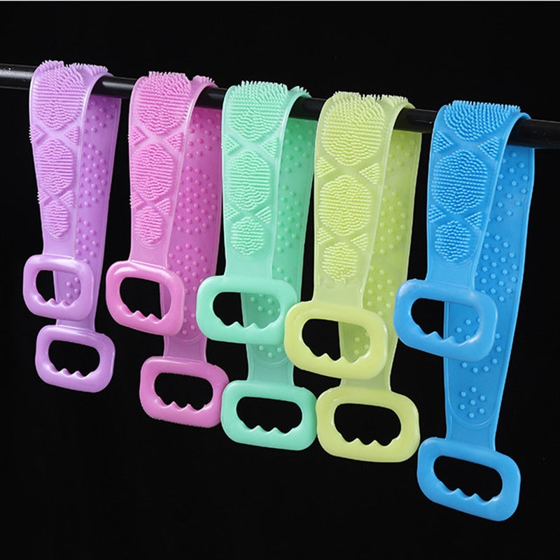 Soft Silicone Body Brush. Exfoliates and massage.