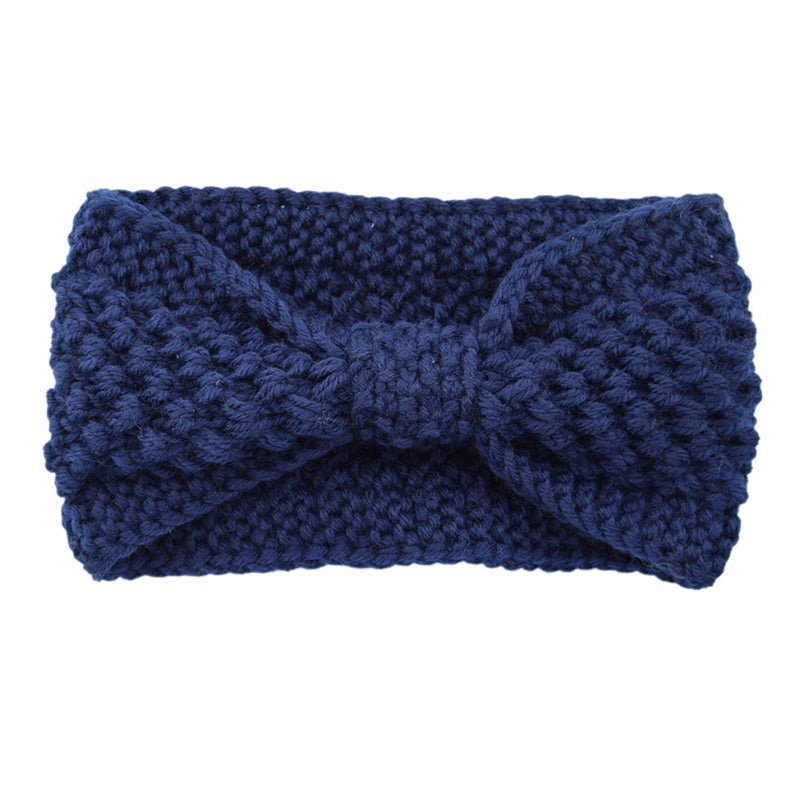 Women's Elastic Knitted Wool Headband.