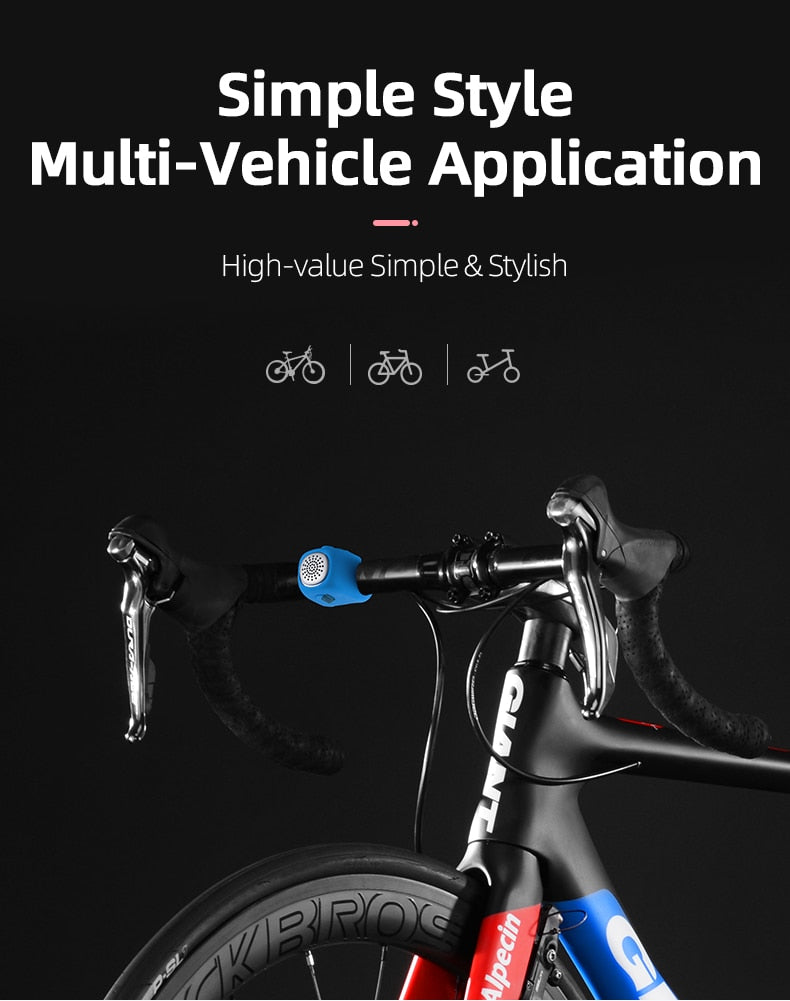 ROCKBROS Battery operated 110db Silicone/Waterproof Bike Horn.